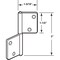 Prime-Line Prime-Line 3 in. L Brass-Plated Door Hinge 2 pk 162171 - alternate 2